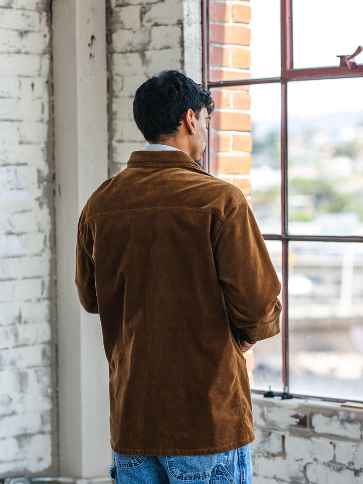 Brown Corduroy Chore Coat