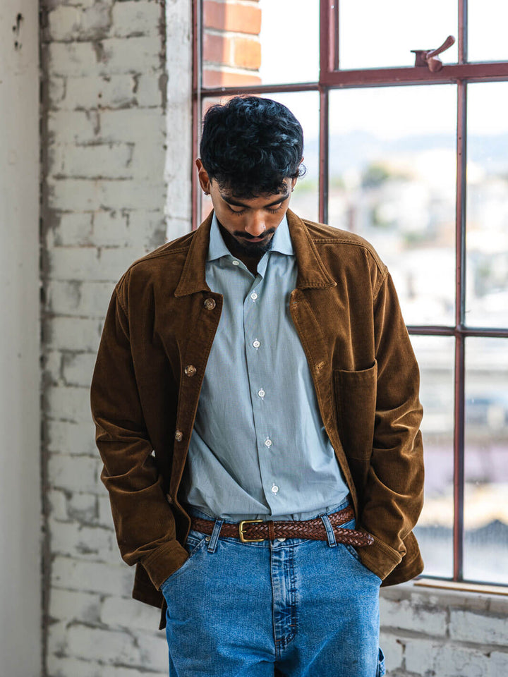 Brown Corduroy Chore Coat