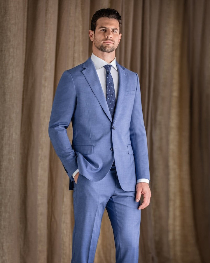 MaxDavoli Solid Modern Suit