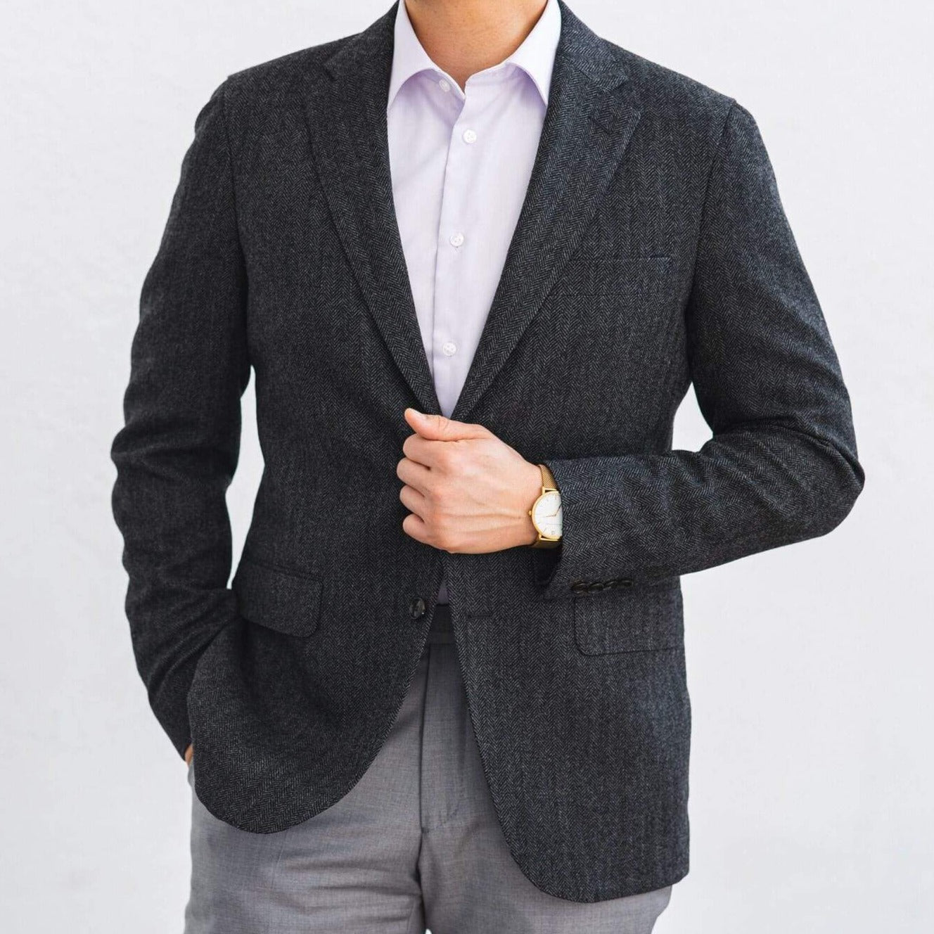 Gray herringbone hotsell sport coat