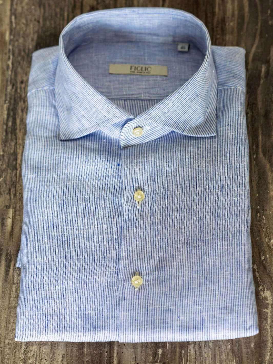 Mille Striped Linen Dress Shirt | Blue – Anatoly & Sons
